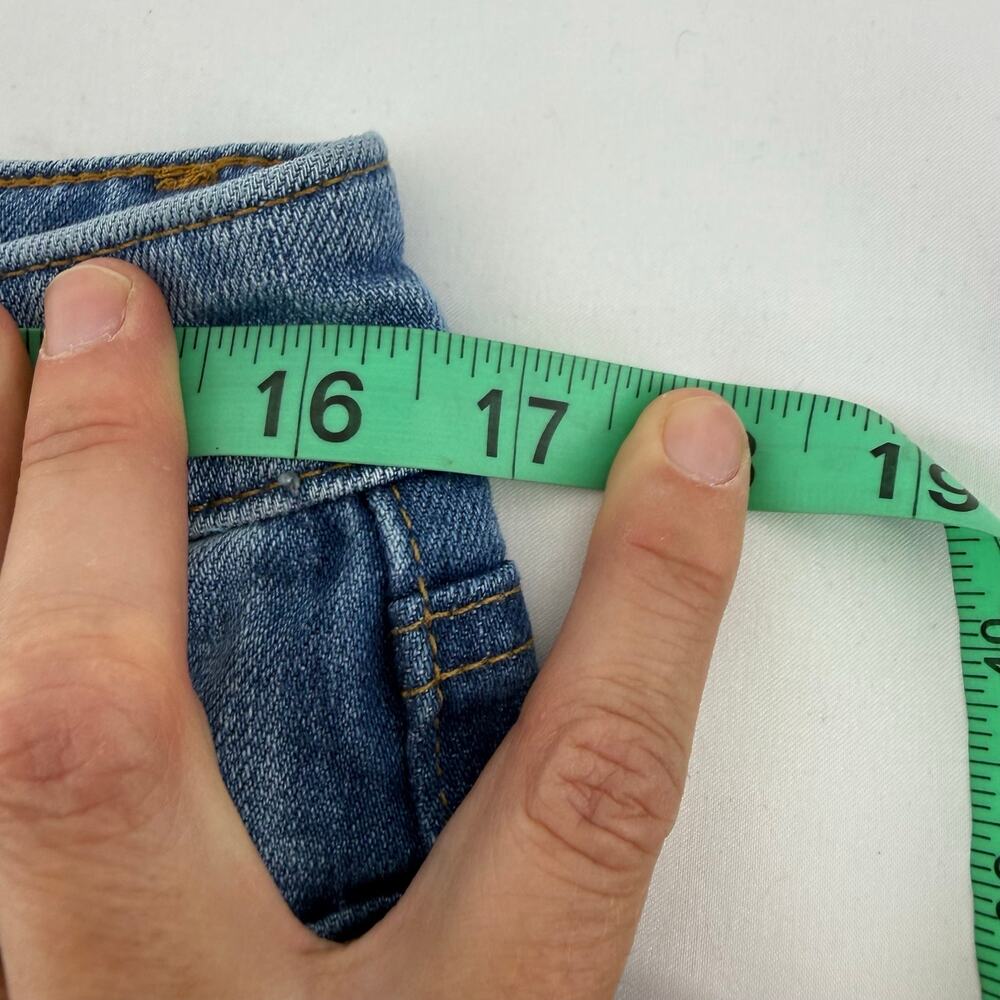 Talbots Slim Ankle Jeans Womens 8 Blue Stretch Denim 33x28.5 - Picture 5 of 6
